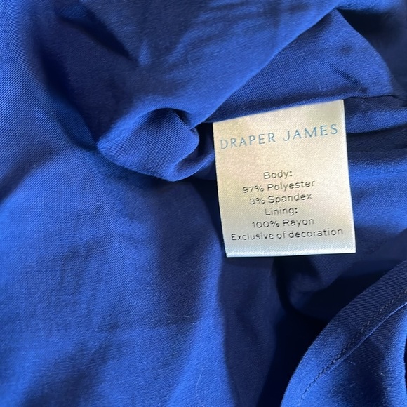 NWT Women's Draper James Elbow Sleeve Tie Neck Puff Sleeve Top Medium - Picture 5 of 5